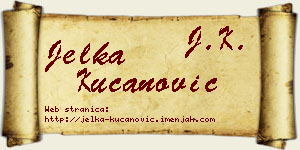 Jelka Kucanović vizit kartica
